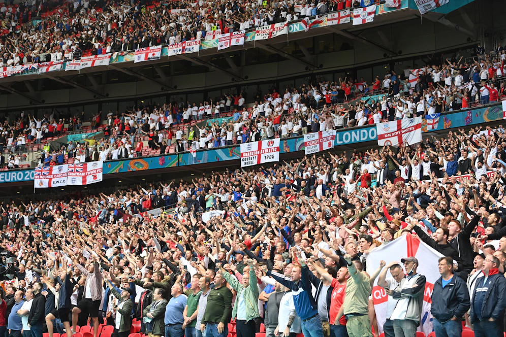 Volle Tribünen im Wembley-Stadion