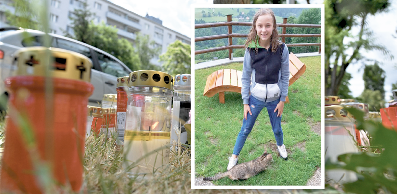 Leonie (13) mit Kater Felix - der 13-Jährige Kater war ihr Liebling