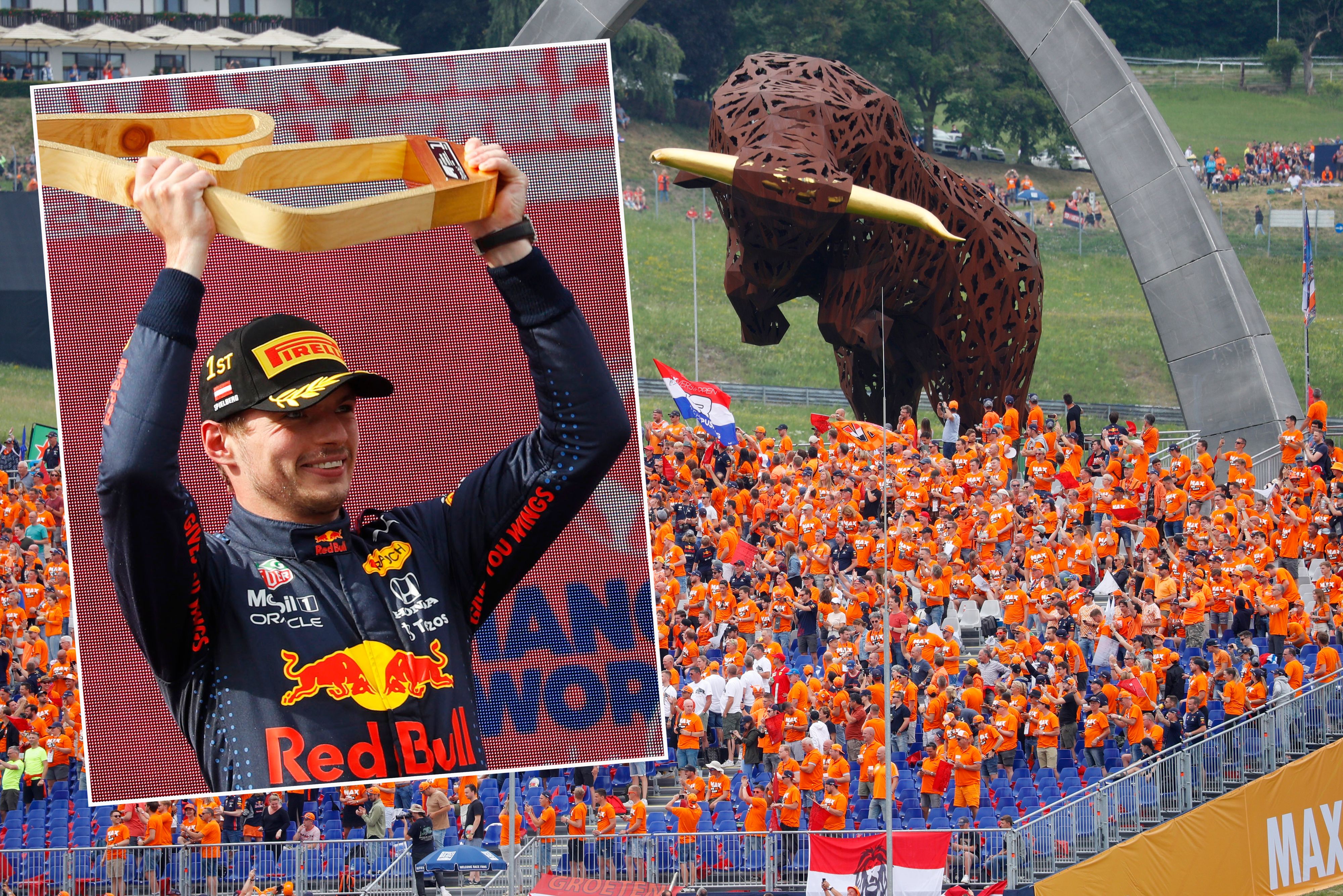 Max Verstappen lässt sich in Spielberg feiern