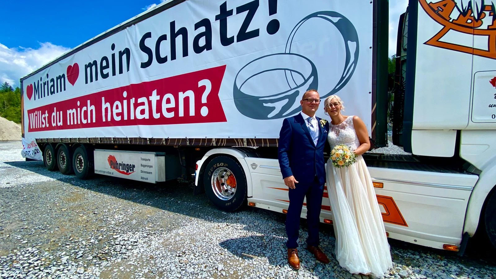 Ein Jahr nach AnTruck heiratete Erwin seine Miriam