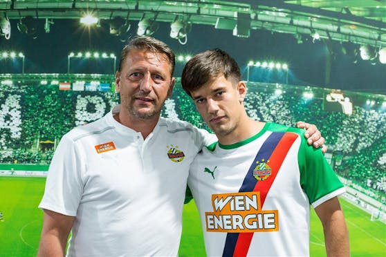 Rapid-Sportchef Zoran Barisic, Jonas Auer