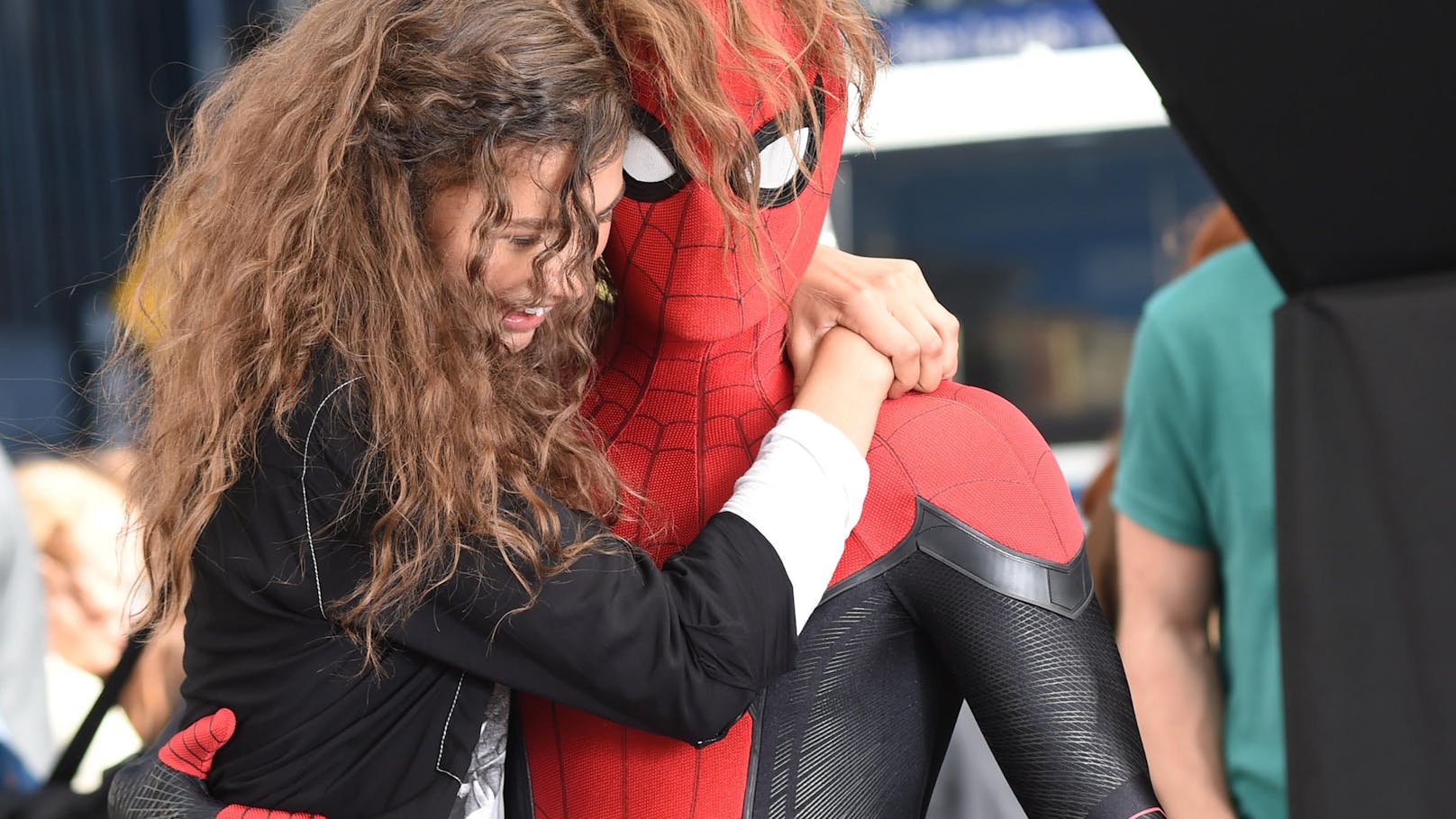Zendaya mit Spiderman (Tom Holland) 