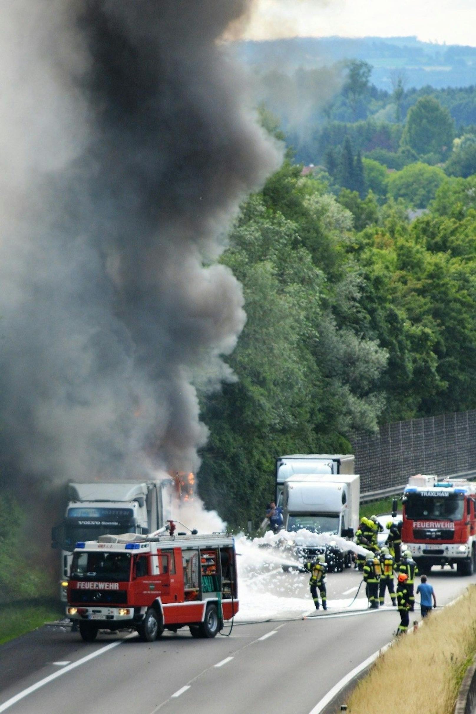 Der Vorfall ereignete sich kurz nach Passau auf der Innkreisautobahn.