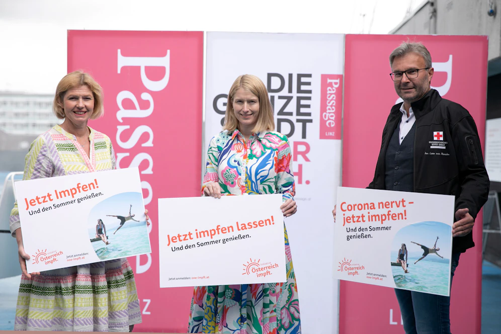 Ab 7. Juli kann man sich im Passage impfen lassen. 