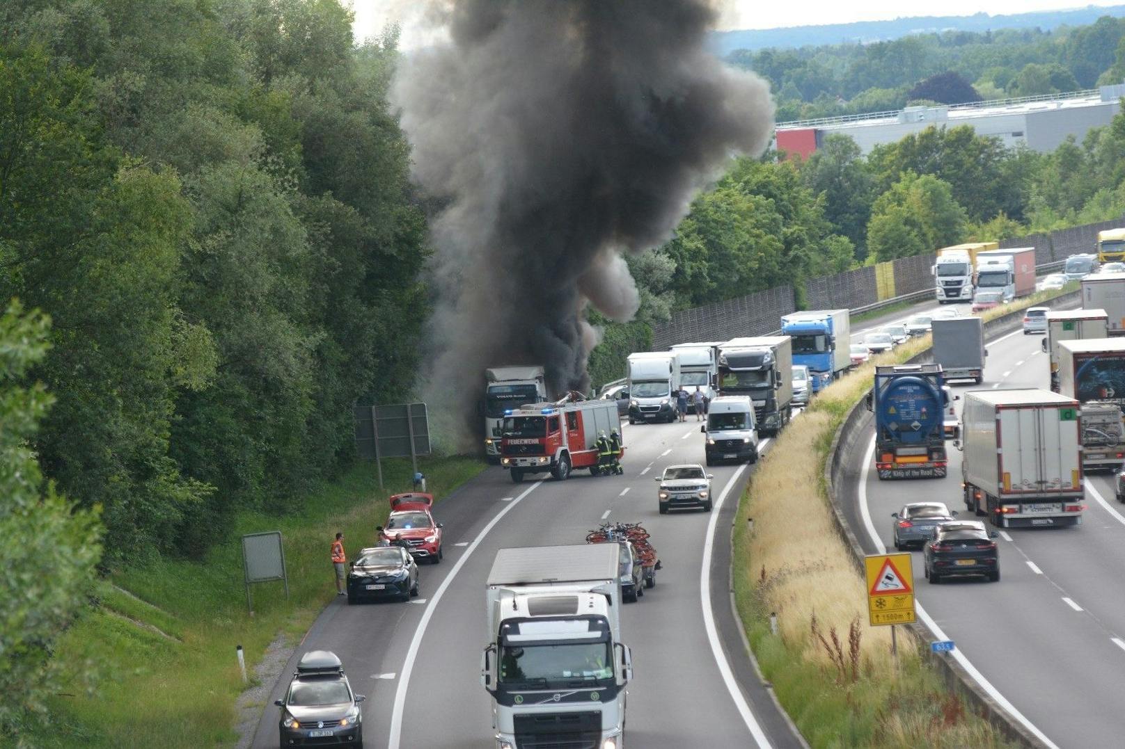 Der Vorfall ereignete sich kurz nach Passau auf der Innkreisautobahn.