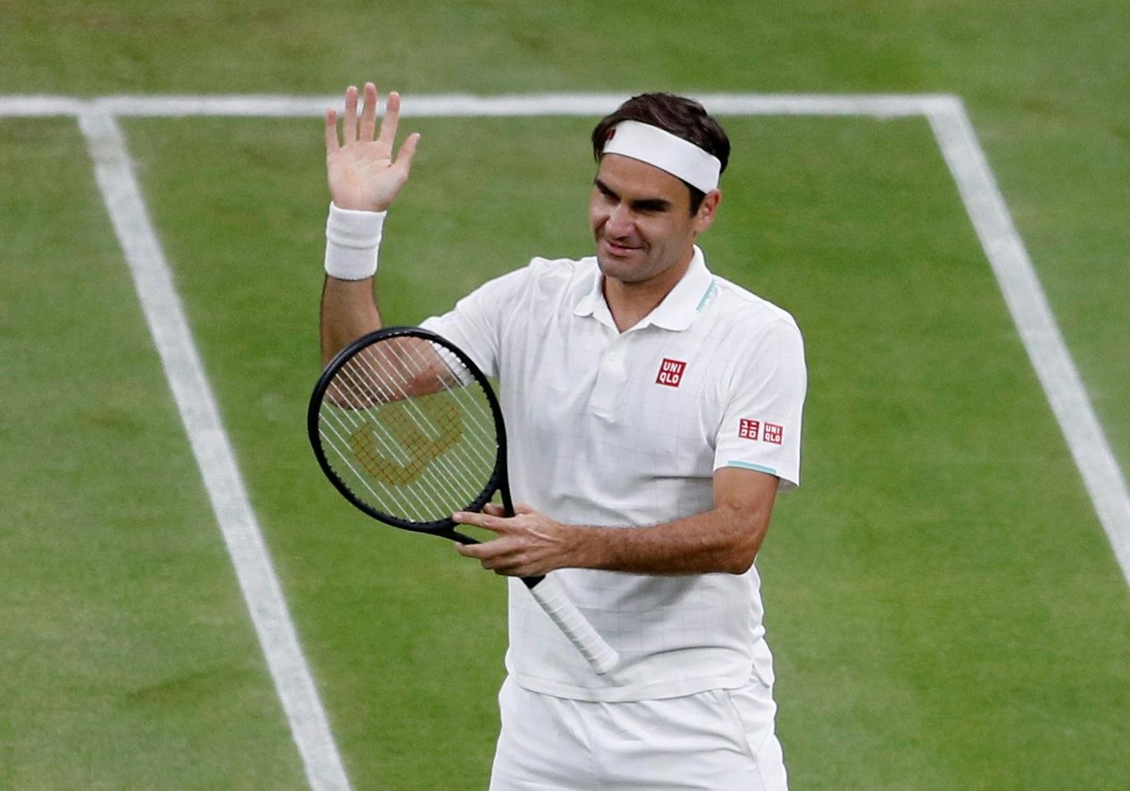 Roger Federer liebt den heiligen Rasen von Wimbledon.
