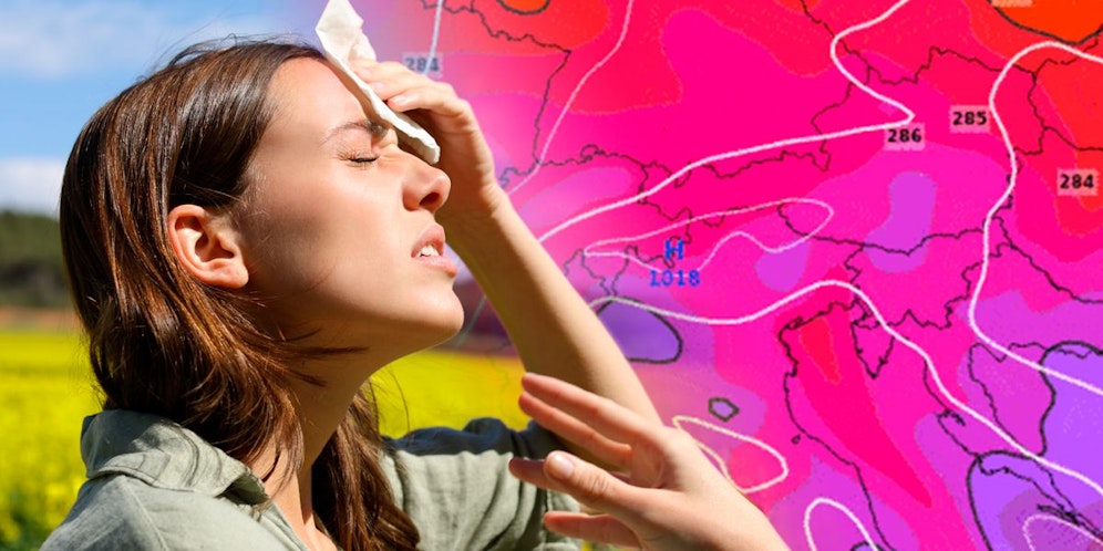 Eine Hitze-Welle rollt auf Österreich zu.