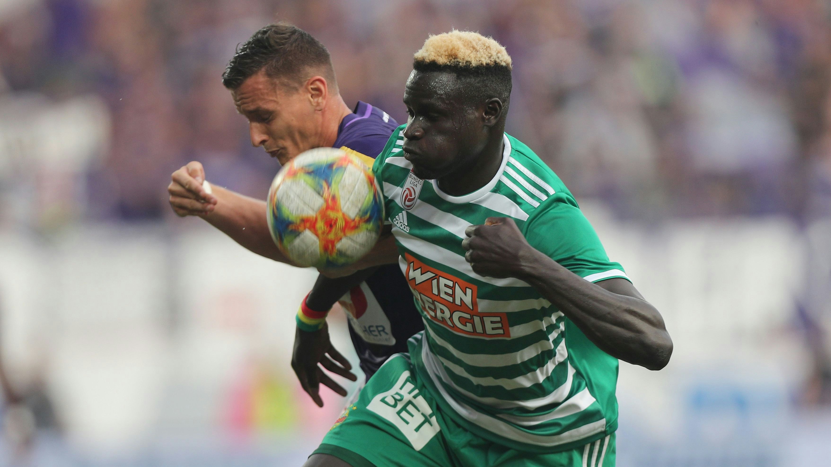 Aliou Badji im Derby-Einsatz