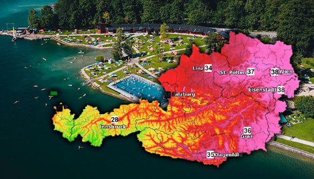 Experten warnen vor der extremen Hitze - vor allem am Donnerstag glüht Österreich.