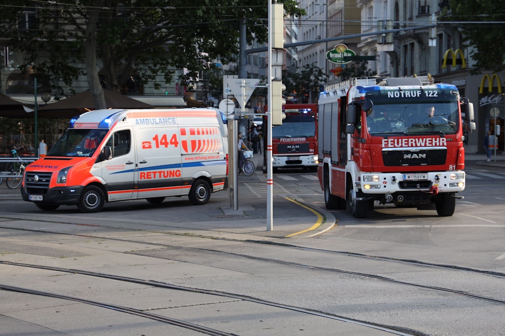 Rettungseinsatz am Schwedenplatz (Archivfoto)