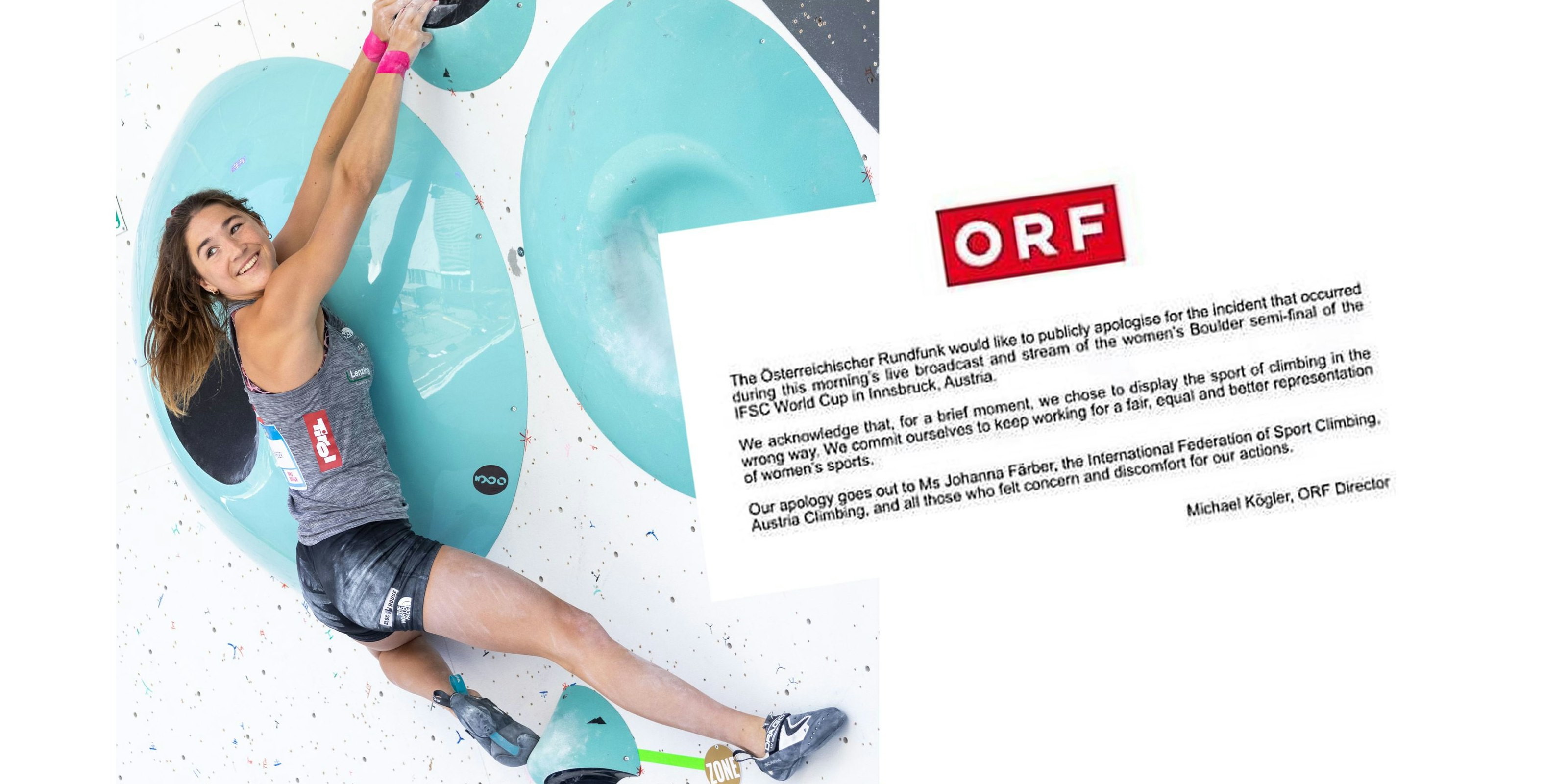 Johanna Färber nimmt die Entschuldigung an.