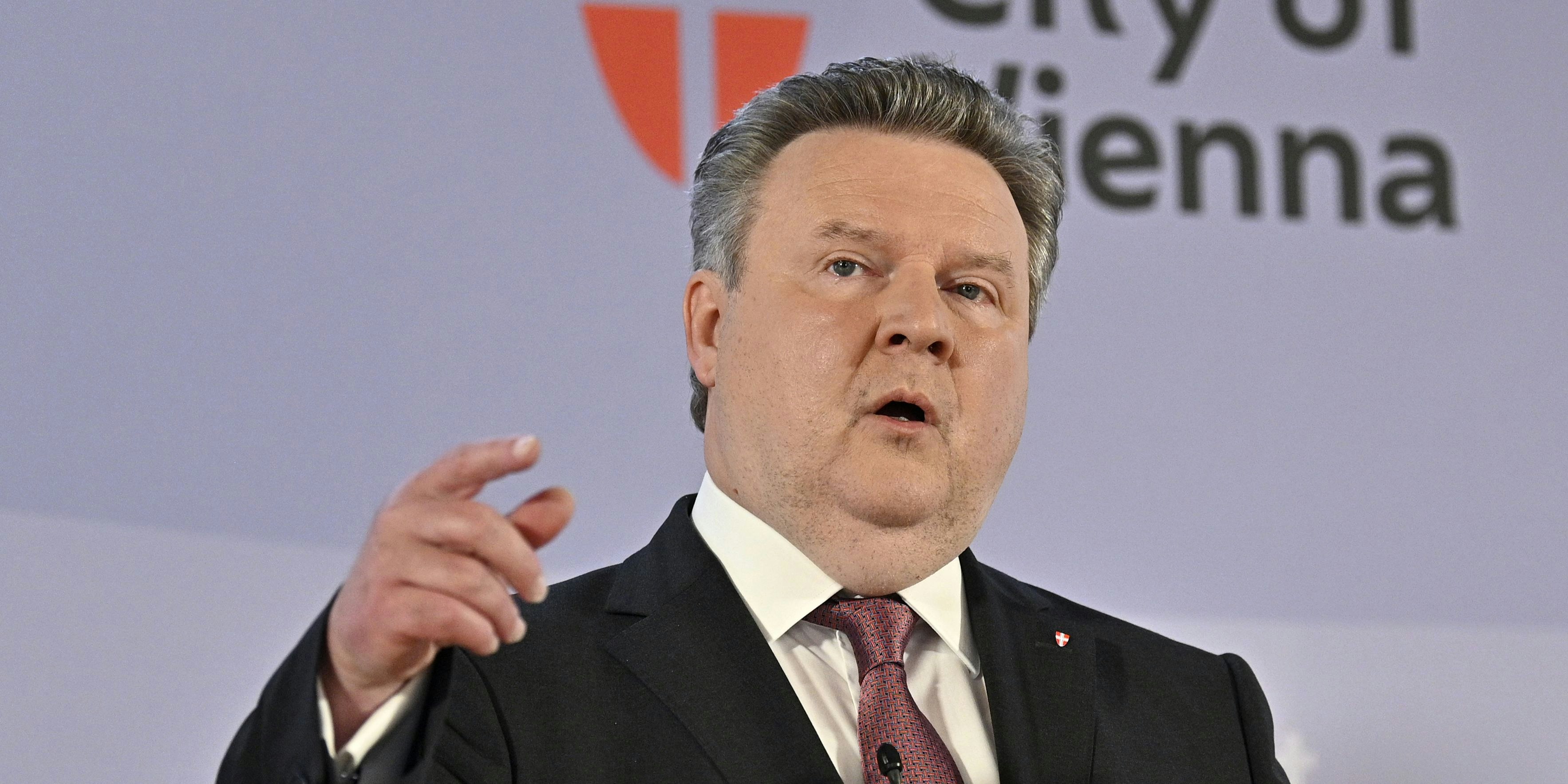 Michael Ludwig bei der Pressekonferenz am Dienstag.