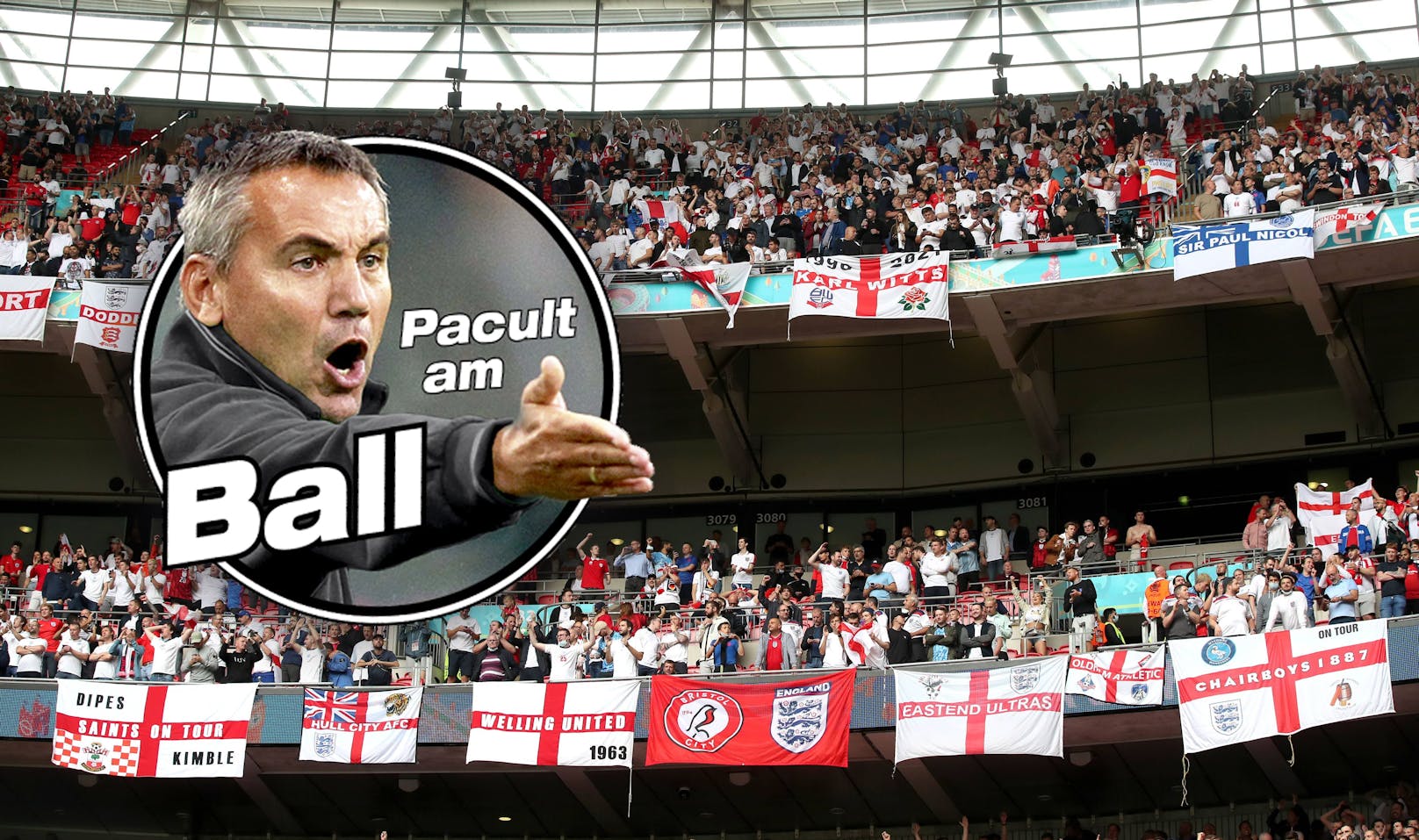 Peter Pacult über Fans im Wembley-Stadion