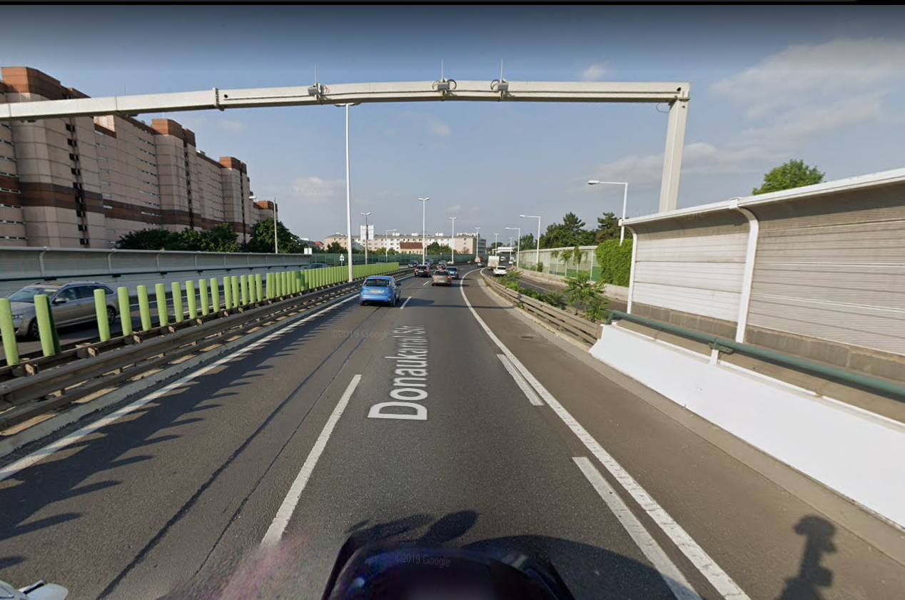 Hochstraße in Wien-Floridsdorf wird saniert.