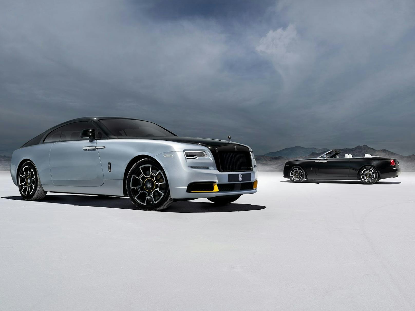 Rolls Royce Dawn und Wraith als Landspeed Collection.