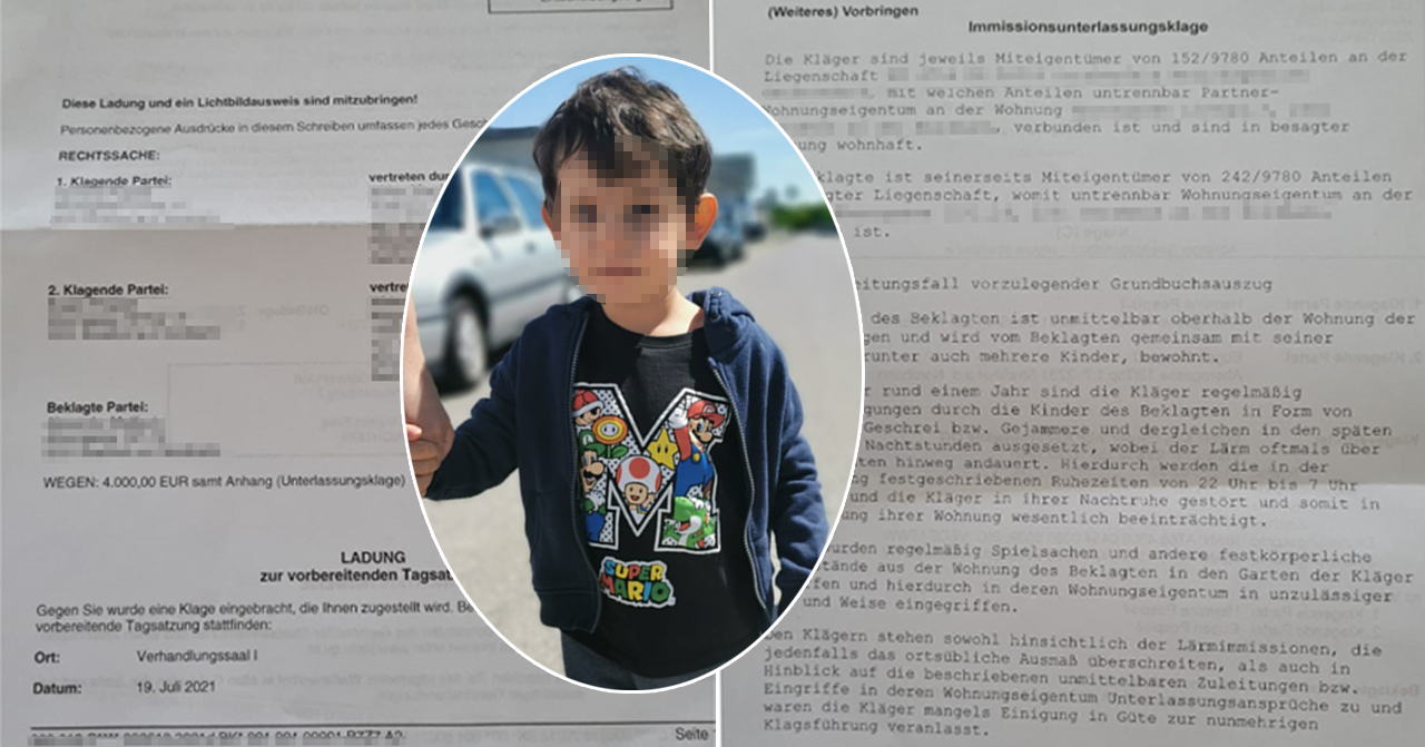 Die Nachbarn fühlen sich durch den kleinen Aurelio gestört.