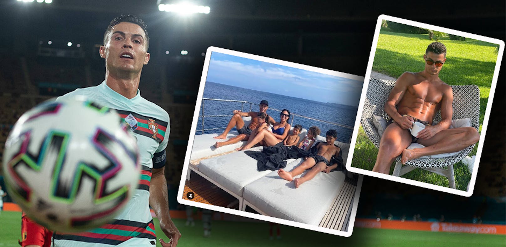 Cristiano Ronaldo könnte im Urlaub einen EM-Titel holen. 