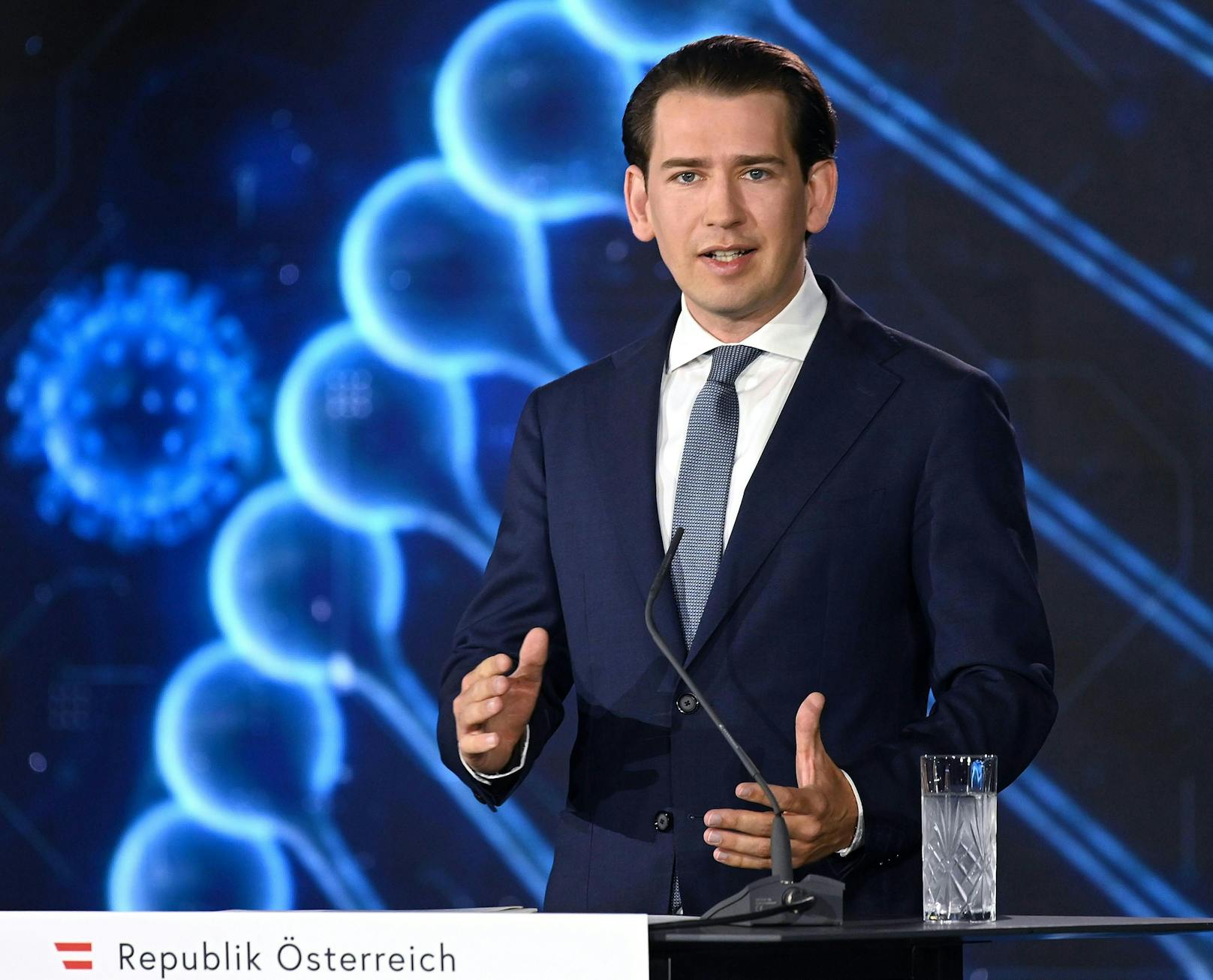 Bundeskanzler Sebastian Kurz wandte sich am Dienstag (06.07.2021) in einer Rede an die Nation. 