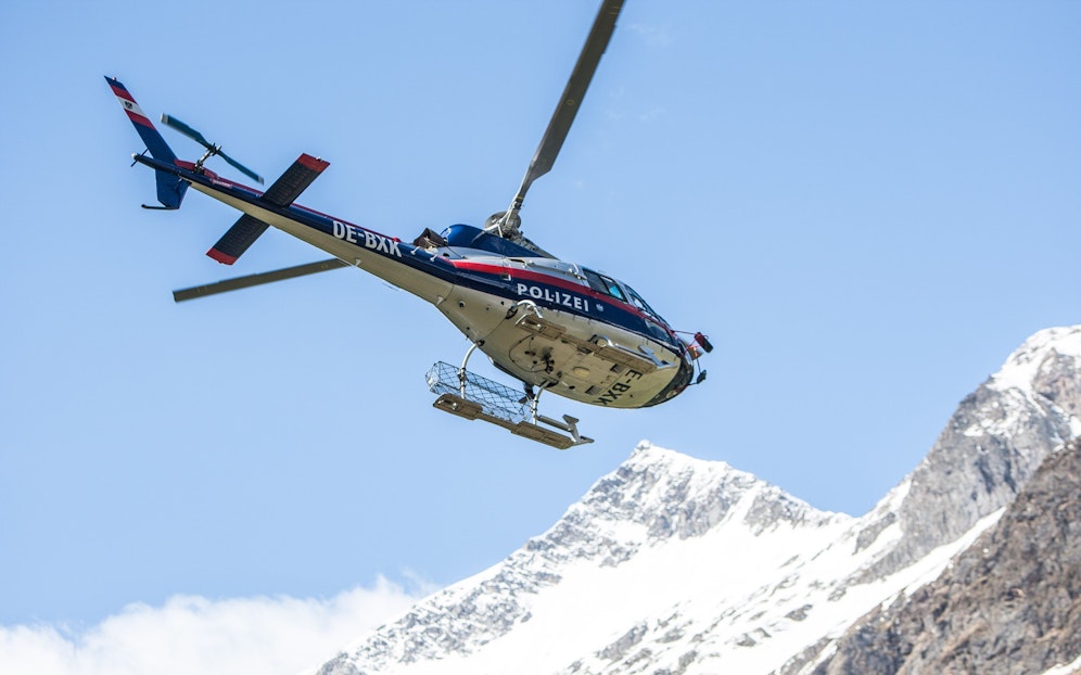 Der Polizei-Hubschrauber 