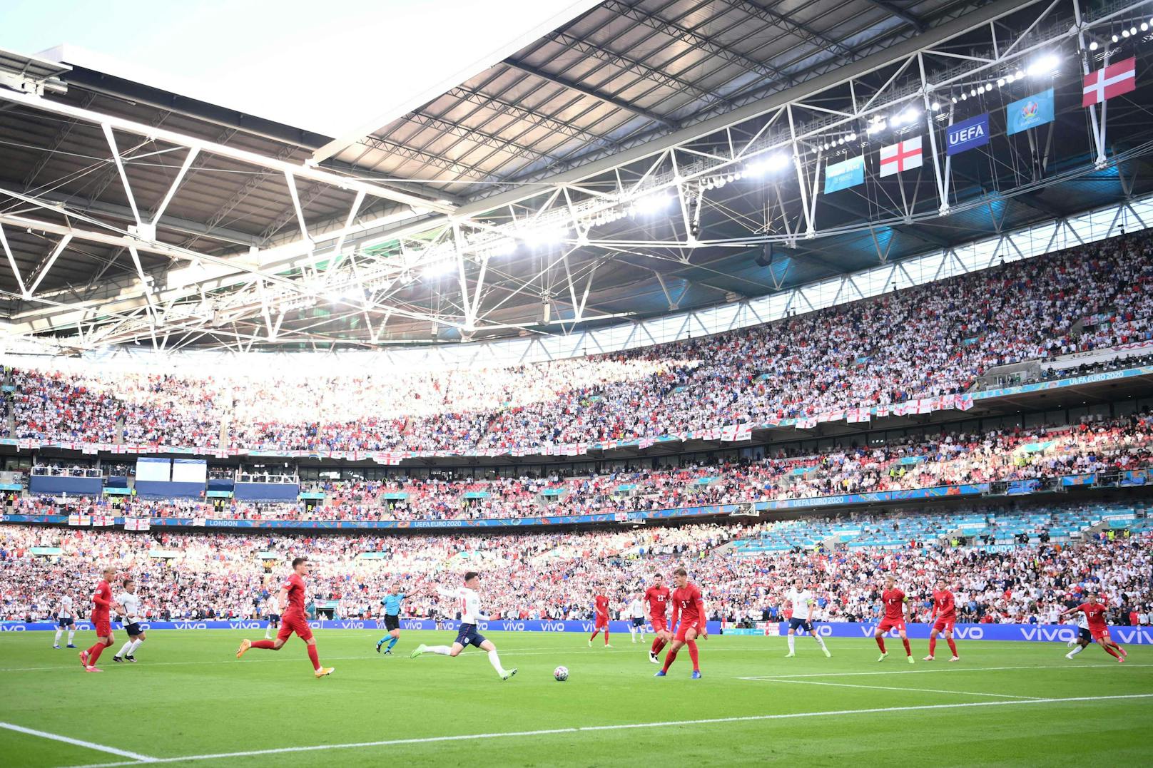 EM-Halbfinale: England gegen Dänemark