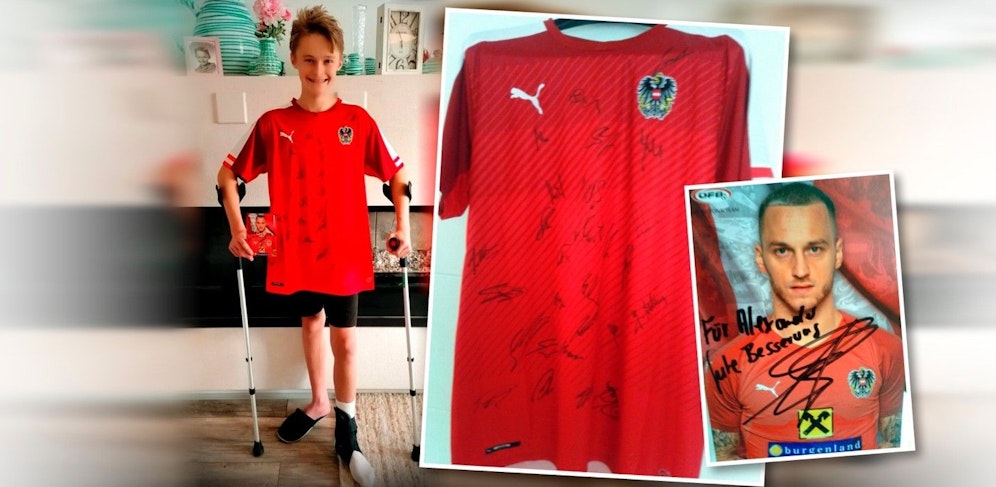 Alex ist dem ganzen ÖFB-Team, Marko Arnautovic und Präsident Leo Windtner extrem dankbar und überglücklich.