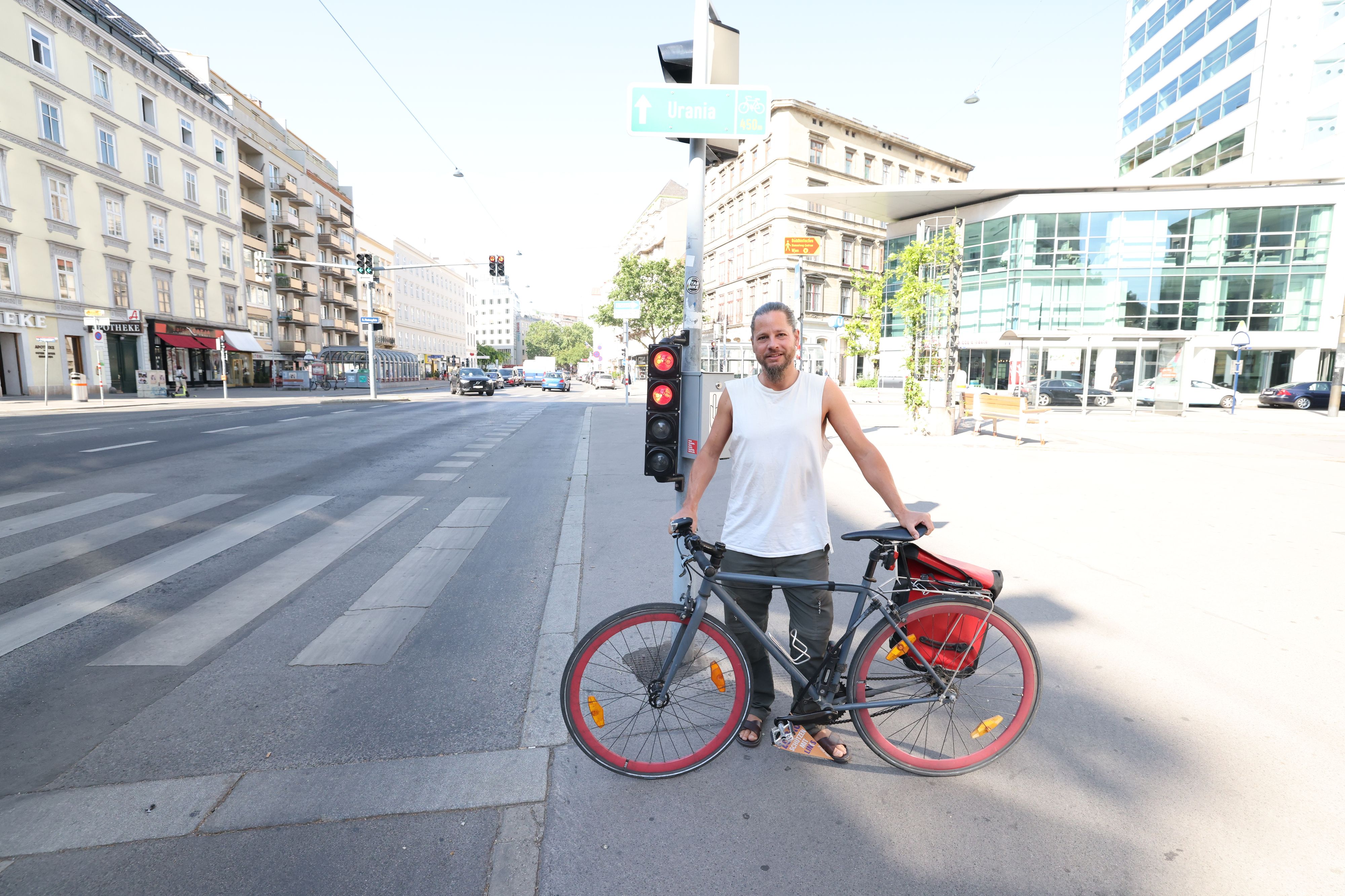 An dieser Kreuzung wurde Stefan Ohrhallinger gestraft.