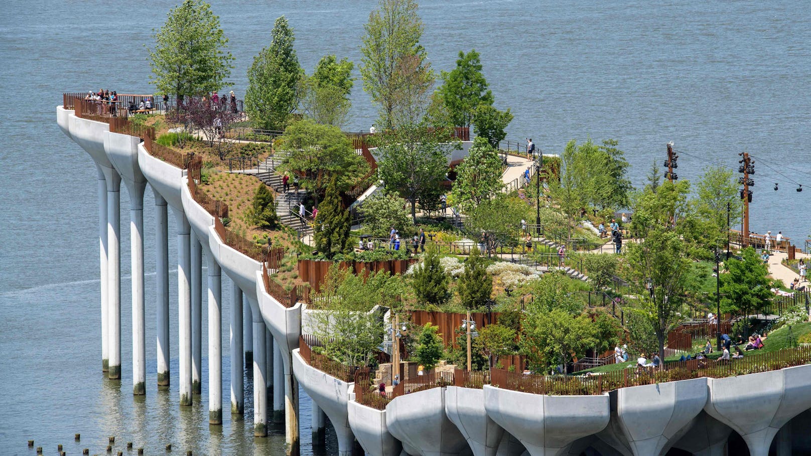 Little Island in New York – ein 10.000-Quadratmeter-Park am Hudson River
