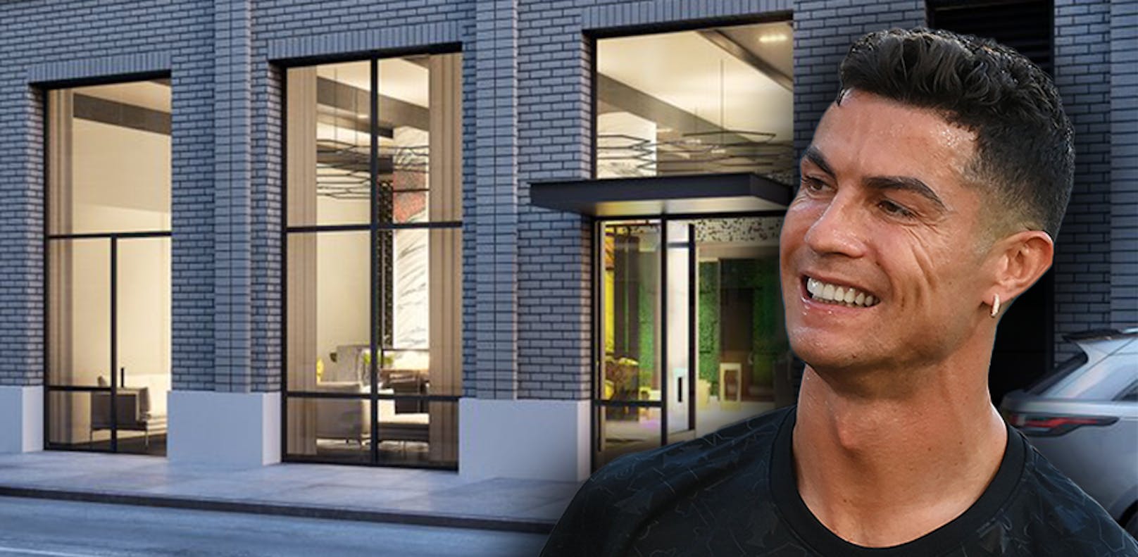 Cristiano Ronaldo stellt sein neues Hotel vor. 