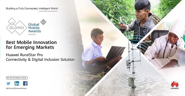 Huawei gewinnt 5 GLOMO Awards auf dem MWC 2021.