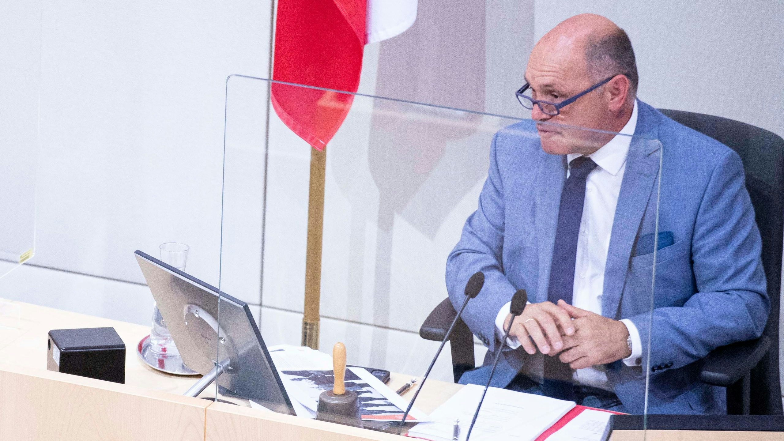 Präsident Sobotka entschuldigte sich für seinen Ausrutscher. 