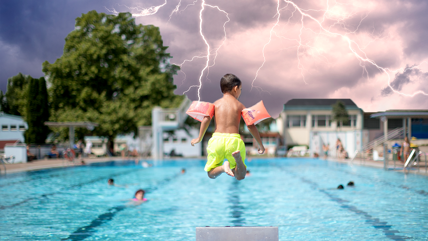 Erst Hitze, dann Blitze