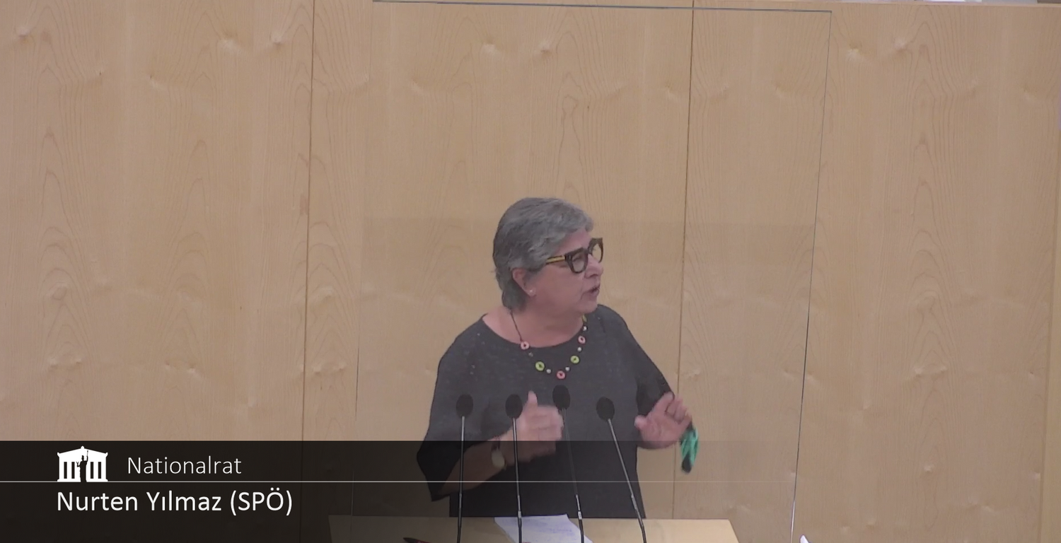 SPÖ-Mandatarin Yilmaz wurde im Parlament beleidigt. 