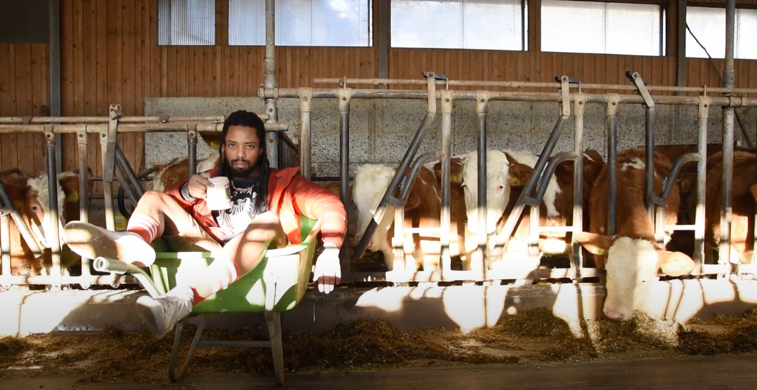 Ösi Bua in seinem Video "Hakuna Matata".