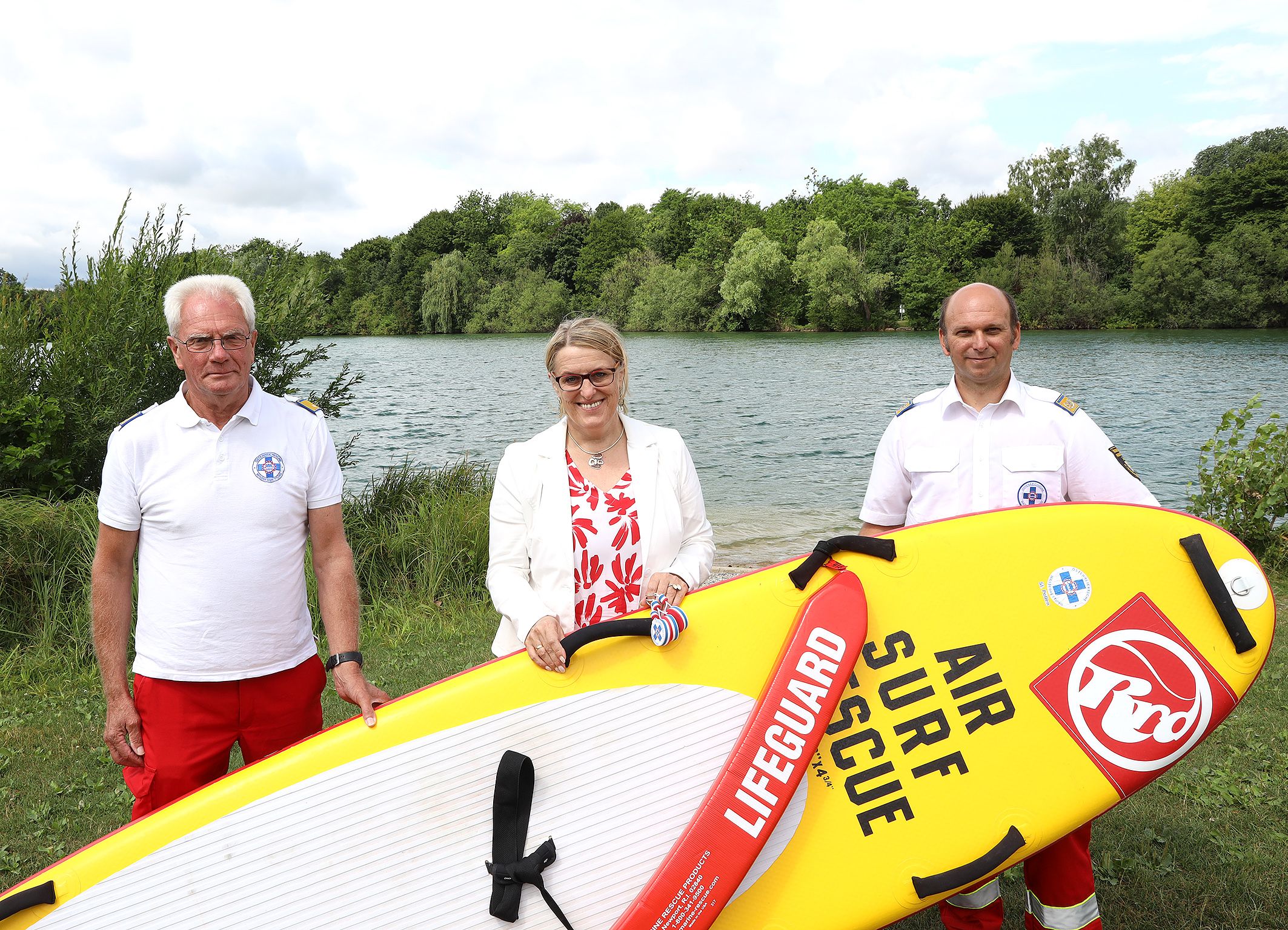 Arnold Wagner, SP-Landesrätin Ulrike Königsberger-Ludwig sowie Präsident Markus Schimböck.