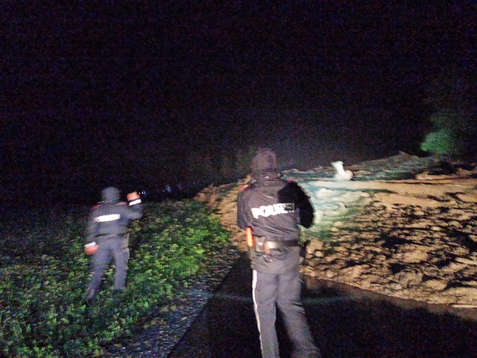Elementarereignis in Hopfgarten in Defereggen, eine Mure verlegte die Straße.