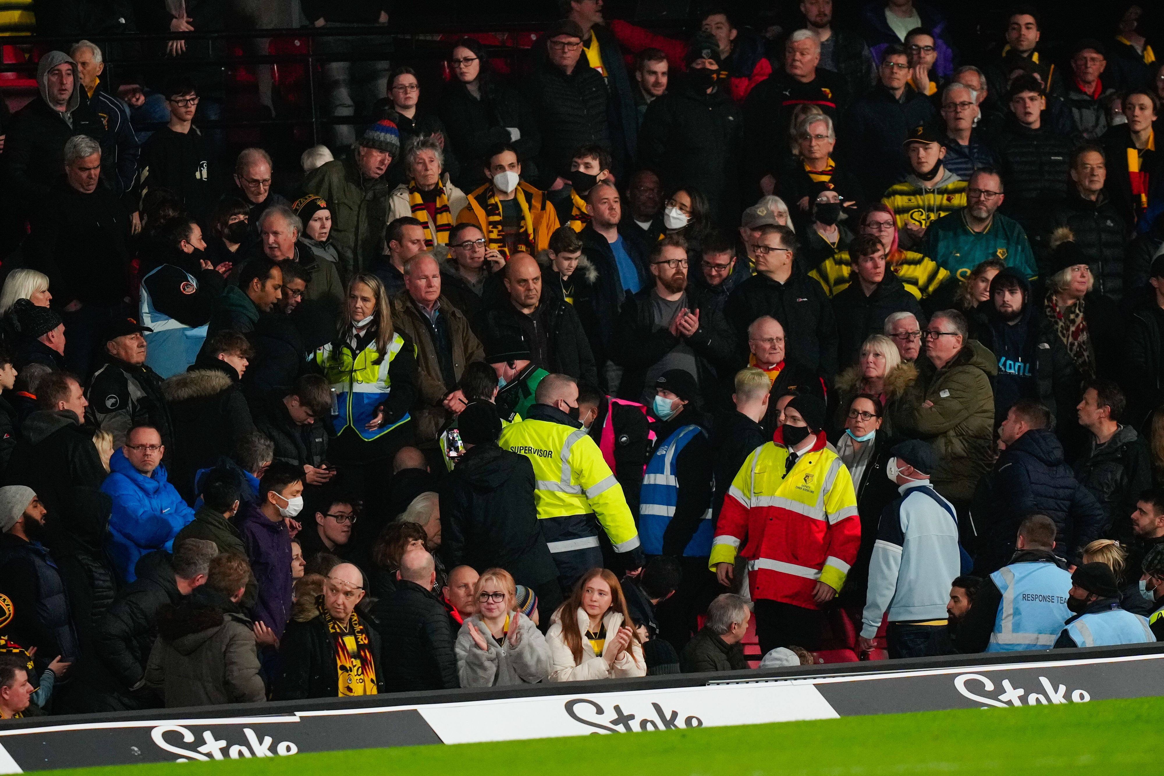 Ein medizinischer Notfall in Watford. 