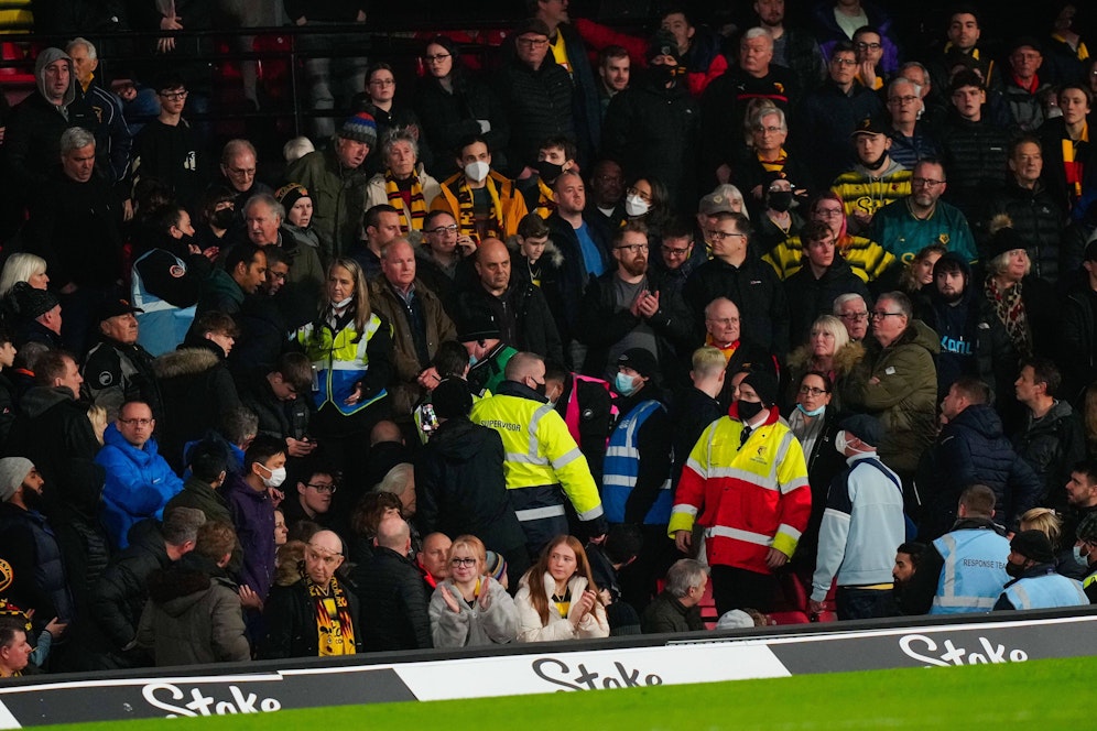 Ein medizinischer Notfall in Watford. 