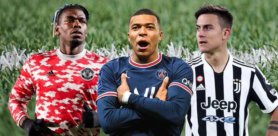 Paul Pogba, Kylian Mbappé, Paolo Dybala