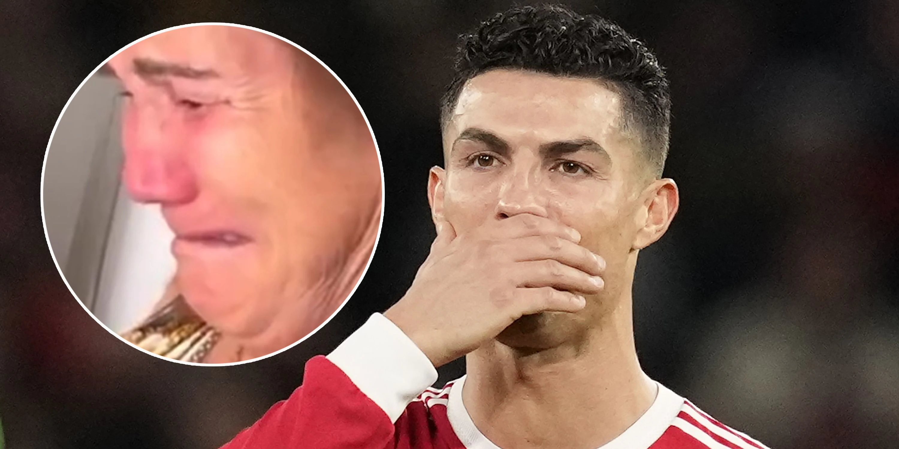 Dolores Alveira weint nach Cristiano Ronaldos Nachricht.
