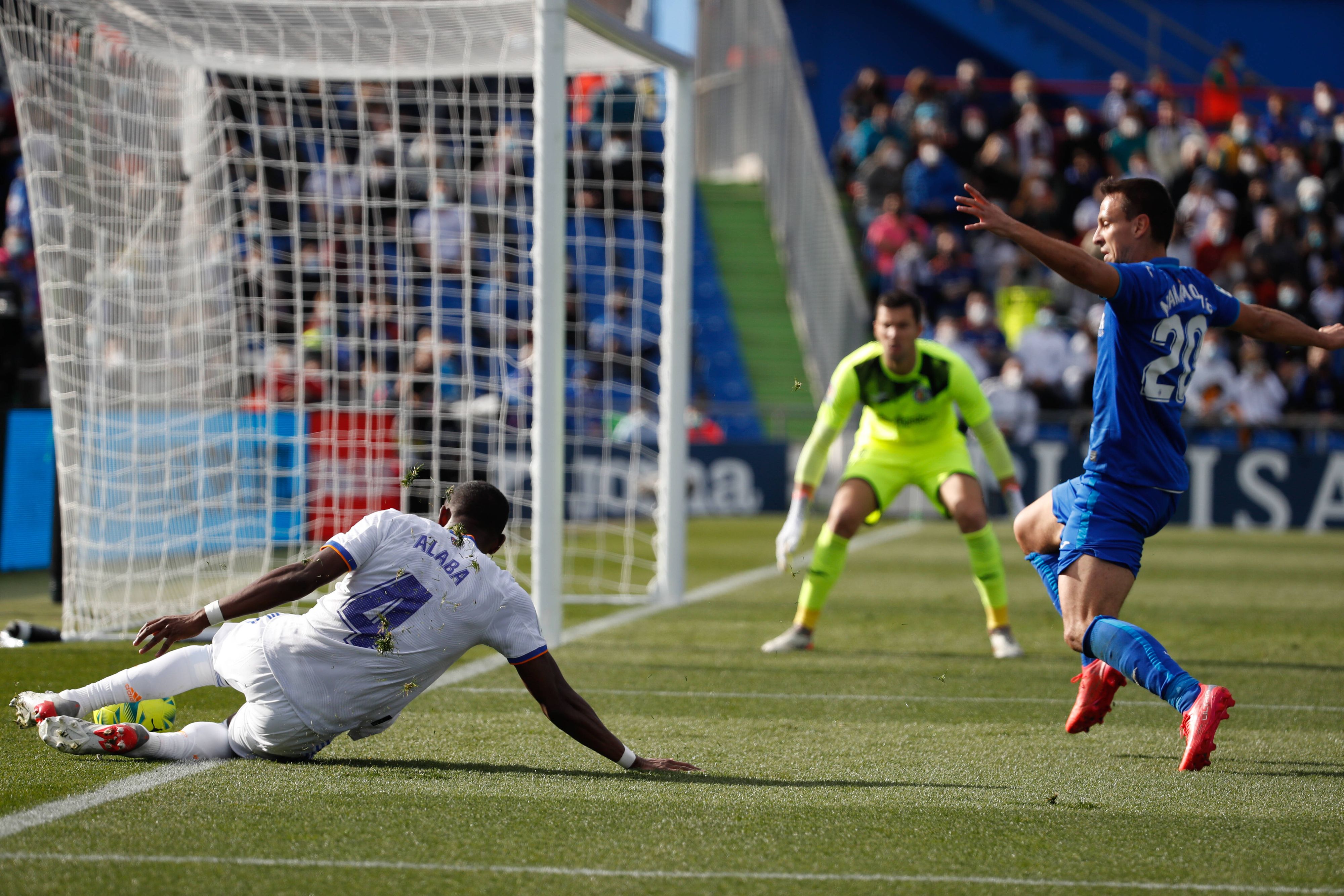 David Alaba unterliegt mit Real Madrid in Getafe.