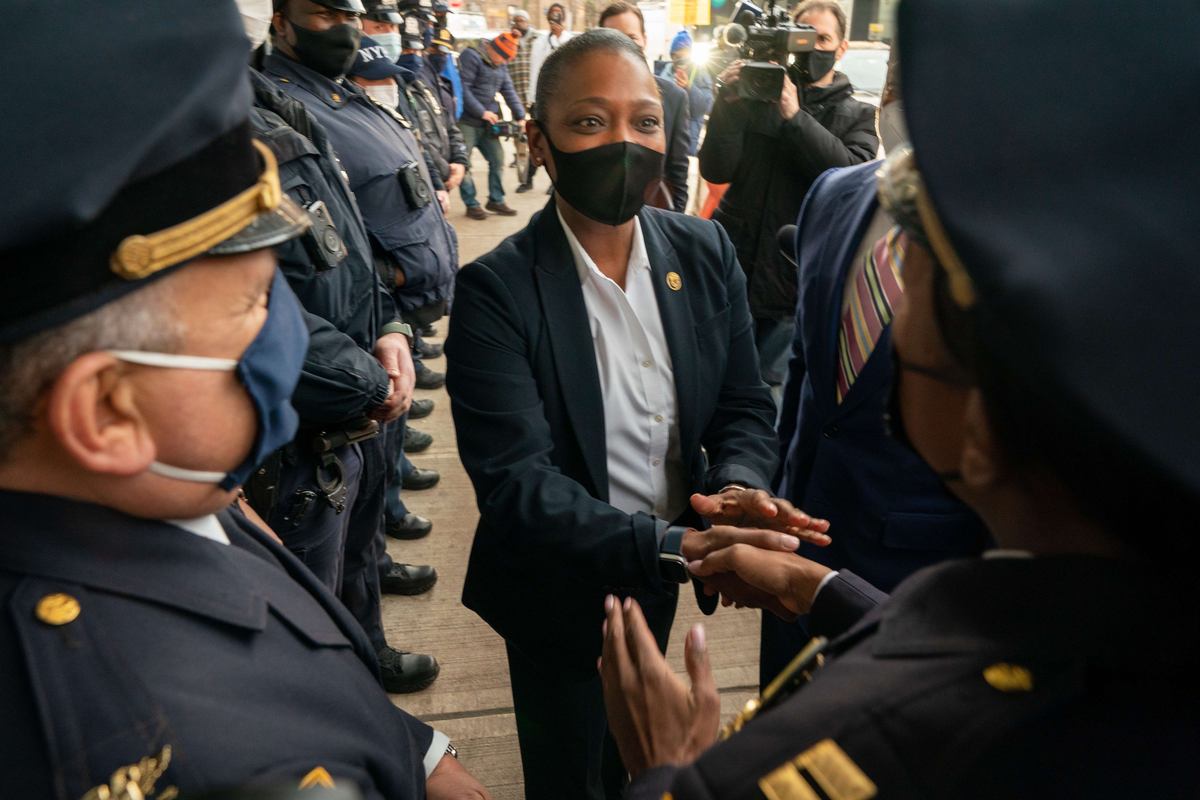 Keechant Sewell ist die neue Polizeichefin in New York.