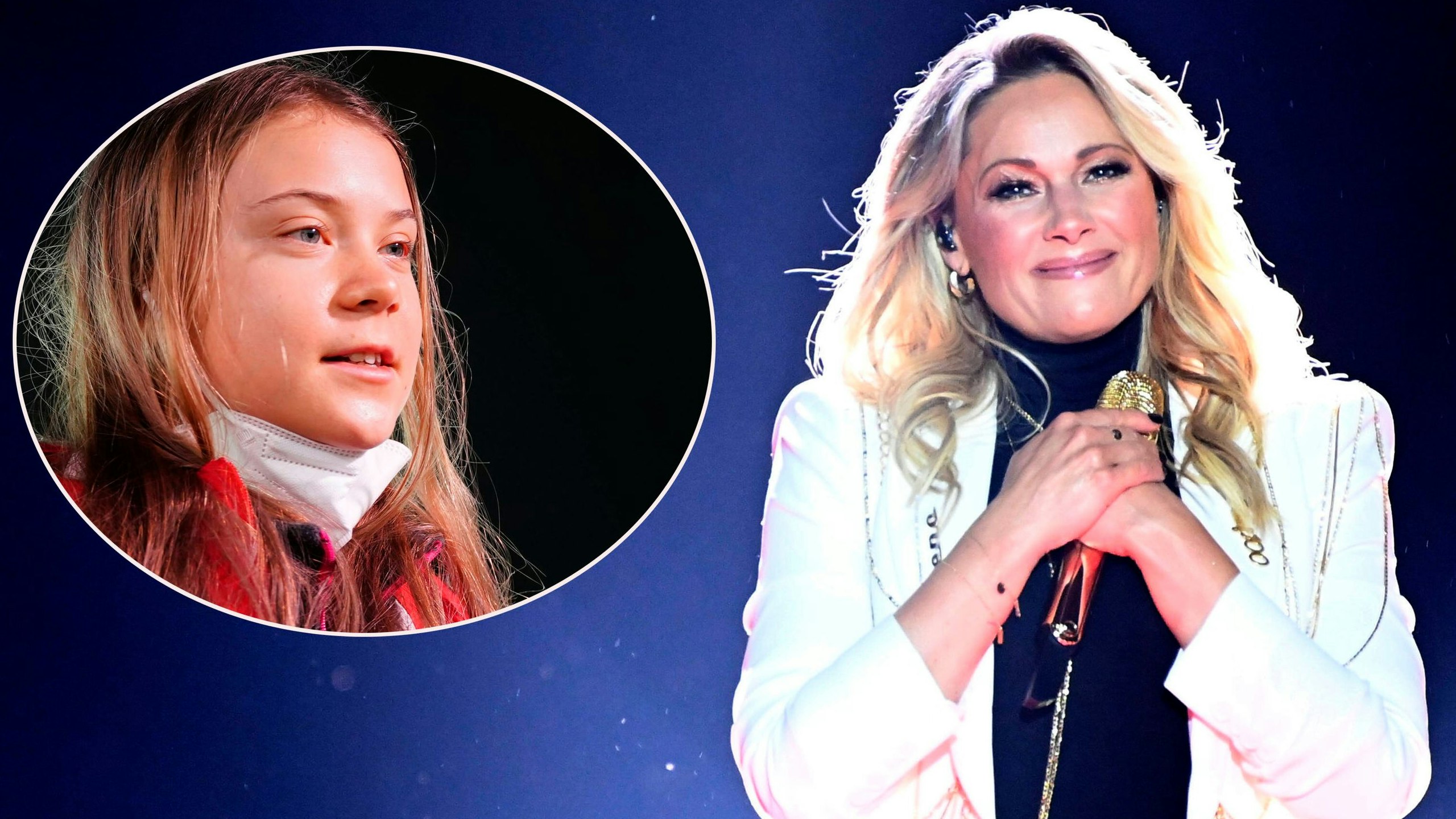 Greta Thunberg und Helene Fischer