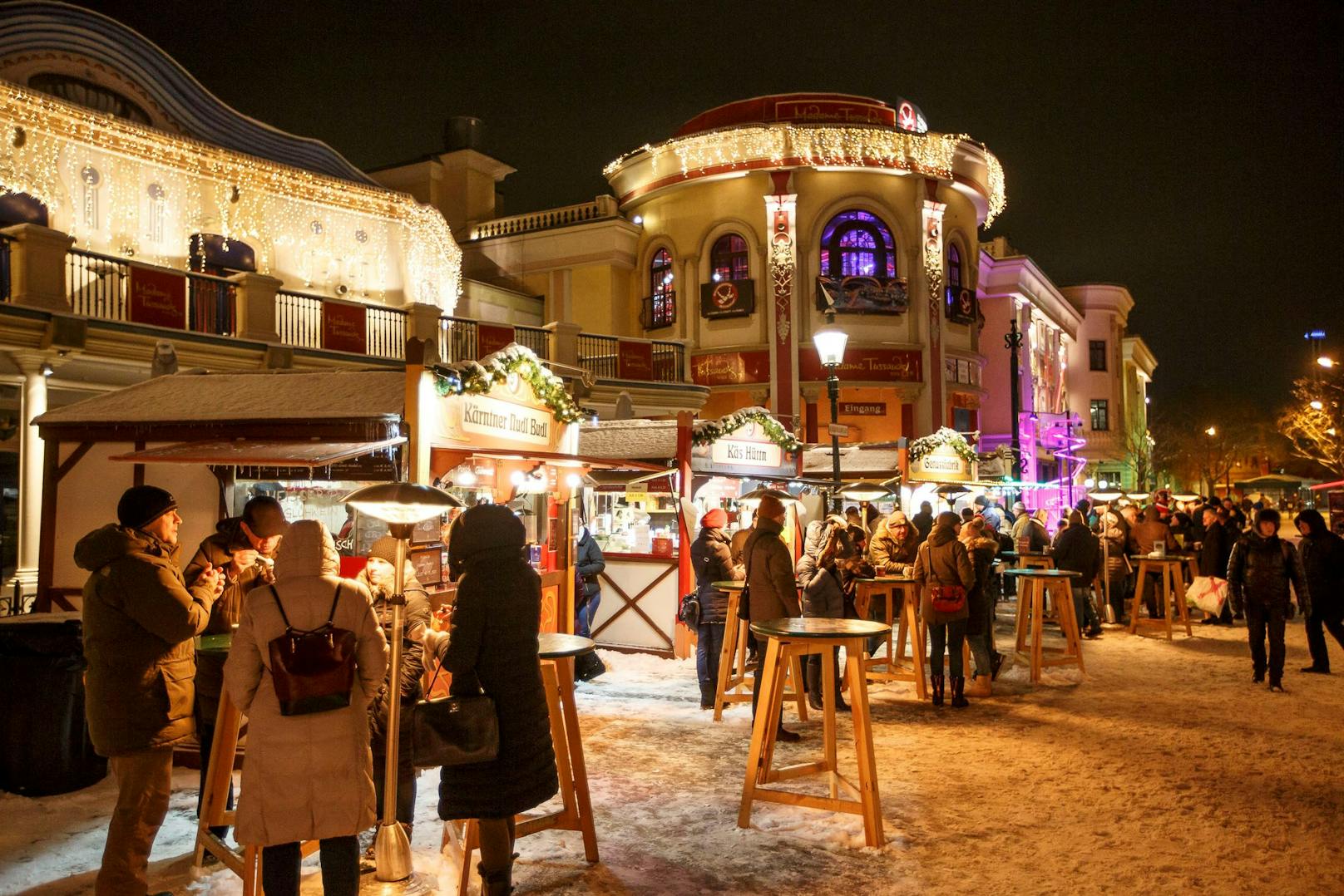 Weihnachtsstimmung mitten im Prater.