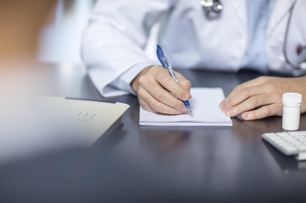 Symbolbild in einer Ordination eines Arztes.