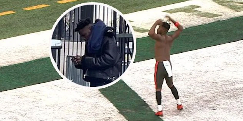 Antonio Brown lief halbnackt vom Feld und wurde dafür von den Bucs entlassen.