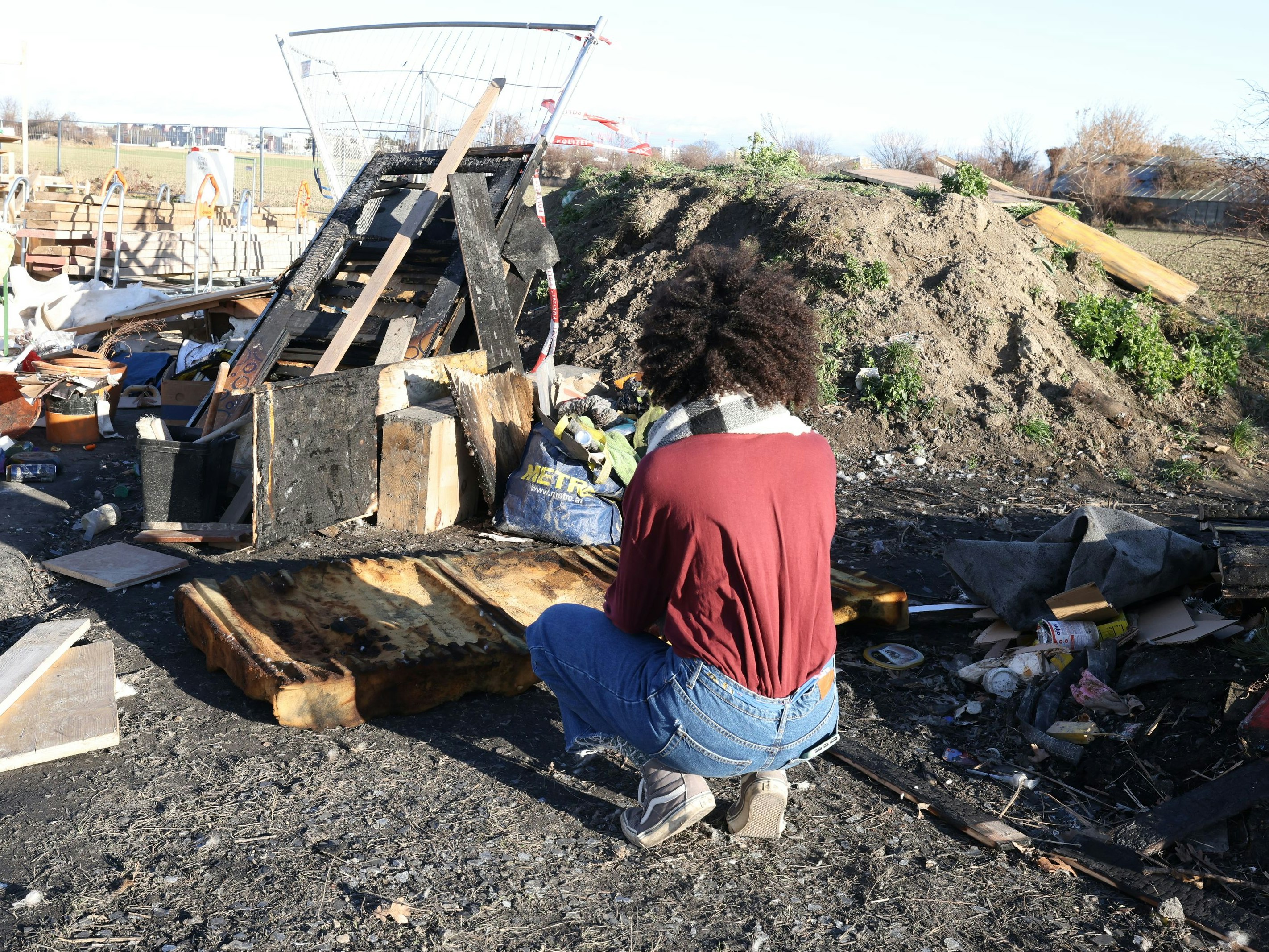 Die 20-jährige Aktivistin befand sich in den Holzturm, der am 31. Dezember in Flammen aufging.