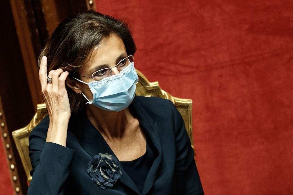 Marta Cartabia gilt als aussichtsreiche Kandidatin für das Präsidentenamt. 