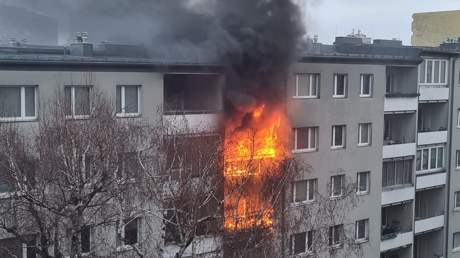 Brand Malborethgasse Favoriten