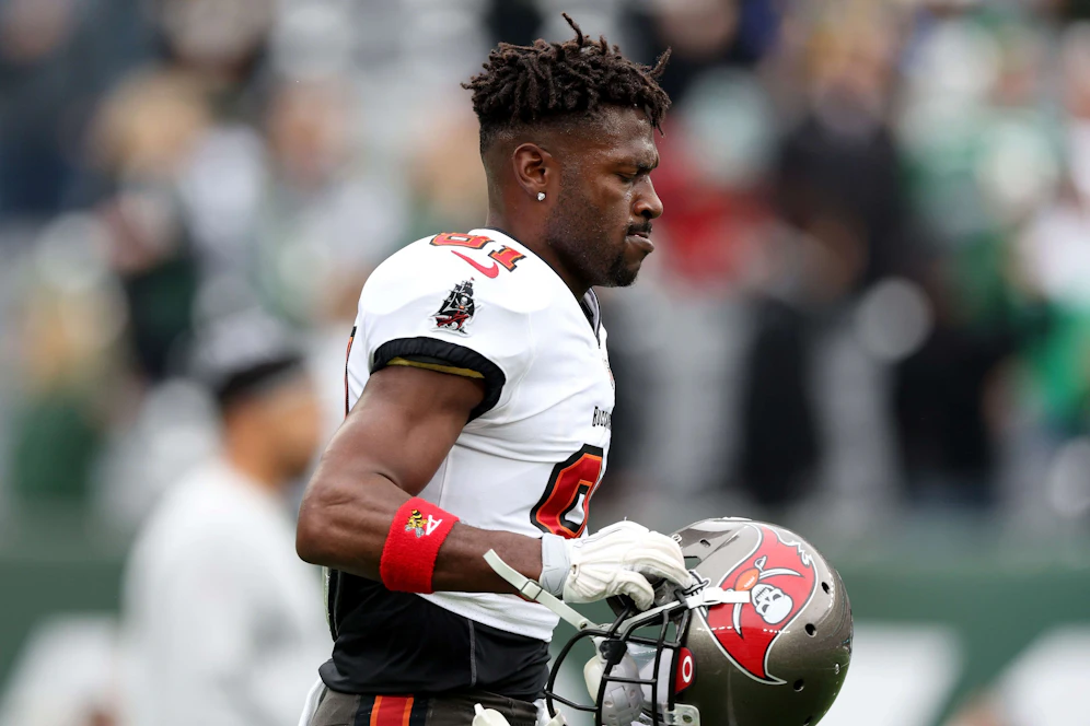 Antonio Brown vor seinem letzten Spiel für die Bucs.