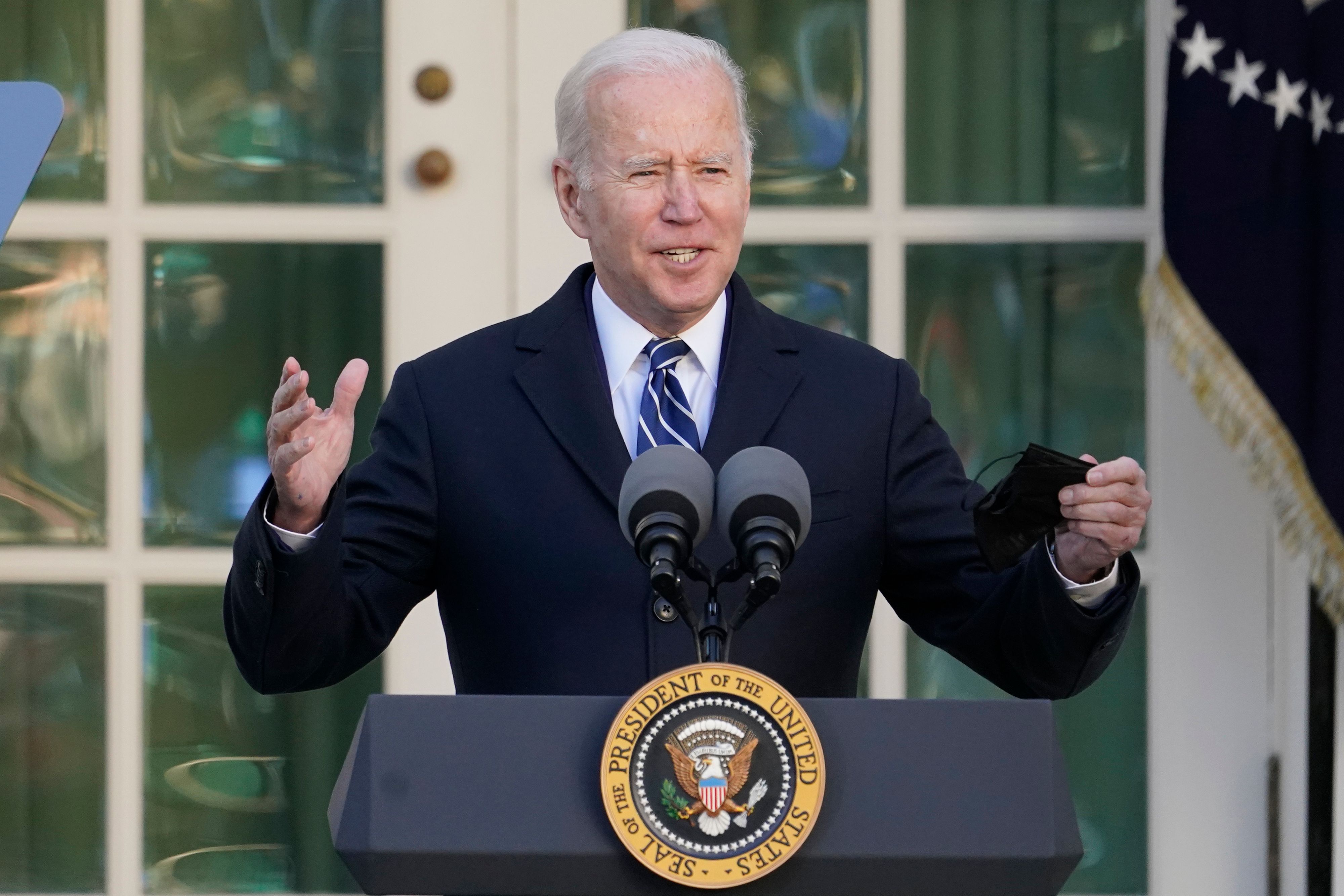 Joe Biden will die US-Amerikaner weiter zur Impfung motivieren. 
